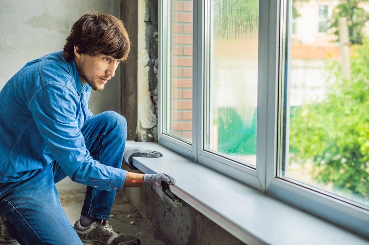 man-blue-shirt-does-window-installation-view-point-install