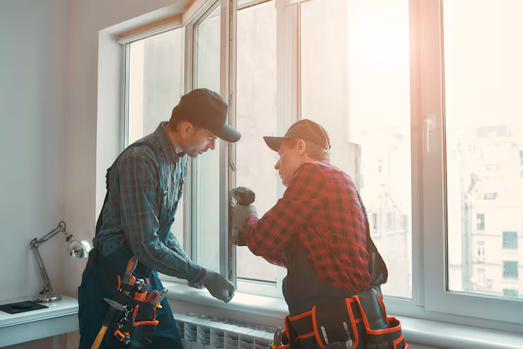 provading-best-service-men-are-installing-window-view-point-install